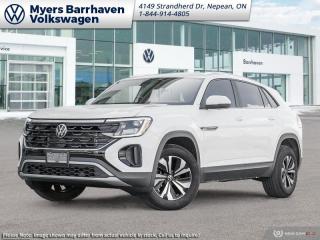 <b>Cooled Seats,  Heated Steering Wheel,  Mobile Hotspot,  Remote Start,  Power Liftgate!</b><br> <br> <br> <br>  Built to make a statement, this 2024 Volkswagen Atlas Cross Sport transports you and your passengers in style and comfort. <br> <br>This 2024 VW Atlas Cross Sport is a crossover SUV with a gently sloped roofline to form the distinct silhouette of a coupe, without taking a toll on practicality and driving dynamics. On the inside, trim pieces are crafted with premium materials and carefully put together to ensure rugged build quality. With loads of standard safety technology that inspires confidence, this 2024 Volkswagen Atlas Cross Sport is an excellent option for a versatile and capable family SUV with dazzling looks.<br> <br> This pure white SUV  has an automatic transmission and is powered by a  2.0L I4 16V GDI DOHC Turbo engine.<br> <br> Our Atlas Cross Sports trim level is Comfortline 2.0 TSI. This refreshed VW Atlas starts with the Comfortline trim, which comes standard with a power liftgate for rear cargo access, heated and ventilated front seats, a heated steering wheel, remote engine start, adaptive cruise control, and a 12-inch infotainment system with Car-Net mobile hotspot internet access, Apple CarPlay and Android Auto. Safety features also include blind spot detection, lane keeping assist with lane departure warning, front and rear collision mitigation, park distance control, and autonomous emergency braking. This vehicle has been upgraded with the following features: Cooled Seats,  Heated Steering Wheel,  Mobile Hotspot,  Remote Start,  Power Liftgate,  Adaptive Cruise Control,  Blind Spot Detection. <br><br> <br>To apply right now for financing use this link : <a href=https://www.barrhavenvw.ca/en/form/new/financing-request-step-1/44 target=_blank>https://www.barrhavenvw.ca/en/form/new/financing-request-step-1/44</a><br><br> <br/>    5.99% financing for 84 months. <br> Buy this vehicle now for the lowest bi-weekly payment of <b>$363.85</b> with $0 down for 84 months @ 5.99% APR O.A.C. ( Plus applicable taxes -  $840 Documentation fee. Cash purchase selling price includes: Tire Stewardship ($20.00), OMVIC Fee ($12.50). (HST) are extra. </br>(HST), licence, insurance & registration not included </br>    ).  Incentives expire 2024-05-31.  See dealer for details. <br> <br> <br>LEASING:<br><br>Estimated Lease Payment: $306 bi-weekly <br>Payment based on 5.49% lease financing for 60 months with $0 down payment on approved credit. Total obligation $39,847. Mileage allowance of 16,000 KM/year. Offer expires 2024-05-31.<br><br><br>We are your premier Volkswagen dealership in the region. If youre looking for a new Volkswagen or a car, check out Barrhaven Volkswagens new, pre-owned, and certified pre-owned Volkswagen inventories. We have the complete lineup of new Volkswagen vehicles in stock like the GTI, Golf R, Jetta, Tiguan, Atlas Cross Sport, Volkswagen ID.4 electric vehicle, and Atlas. If you cant find the Volkswagen model youre looking for in the colour that you want, feel free to contact us and well be happy to find it for you. If youre in the market for pre-owned cars, make sure you check out our inventory. If you see a car that you like, contact 844-914-4805 to schedule a test drive.<br> Come by and check out our fleet of 30+ used cars and trucks and 90+ new cars and trucks for sale in Nepean.  o~o