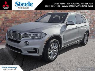 READY TO MAKE YOU LOOK GOOD!2017 BMW X5 xDrive35 Diesel - Black Leather.Glacier Silver Metallic 2017 BMW X5 xDrive35d AWD 8-Speed Automatic 3.0L I6 DOHC 24V Advanced DieselSteele Mitsubishi has the largest and most diverse selection of preowned vehicles in HRM. Buy with confidence, knowing we use fair market pricing guaranteeing the absolute best value in all of our pre owned inventory!Steele Auto Group is one of the most diversified group of automobile dealerships in Canada, with 60 dealerships selling 29 brands and an employee base of well over 2300. Sales are up over last year and our plan going forward is to expand further into Atlantic Canada and the United States furthering our commitment to our Canadian customers as well as welcoming our new customers in the USA.Reviews:* On most aspects of quality, style, exclusivity, and class, the X5 was rated highly by owners. Traction is abundant in inclement weather, the commanding driving position is easy to appreciate, and the X5 inspires plenty of confidence, almost no matter the weather. A comfortable ride on most models, as well as a generous cargo hold and plenty of at-hand storage for smaller items helps round out the package. Source: autoTRADER.ca