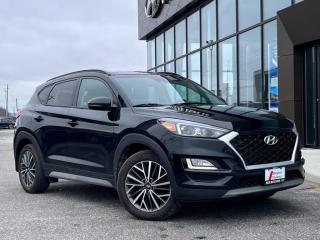 <b>Sunroof,  Blind Spot Detection,  Heated Steering Wheel,  Remote Start,  Safety Package!</b><br> <br>  Compare at $24697 - Our Price is just $23978! <br> <br>   The 2020 Hyundai Tucson has a look that inspires adventure. This  2020 Hyundai Tucson is fresh on our lot in Midland. <br> <br>2020 Hyundai Tucson is more than just a sport utility vehicle, its the SUV thats always up for your adventures. With innovative features to keep you connected like standard Apple CarPlay and Android Auto smartphone connectivity, capable and efficient performance and heaps of built-in safety features, its always ready when you are. This 2020 Hyundai Tucson is ready to show you what an affordable family SUV should be.This  SUV has 74,361 kms. Its  tcm in colour  . It has a 6 speed automatic transmission and is powered by a  181HP 2.4L 4 Cylinder Engine.  It may have some remaining factory warranty, please check with dealer for details. <br> <br> Our Tucsons trim level is Preferred w/ Trend. This Preferred trim with Trend Package is an excellent choice and comes with larger aluminum wheels, a blind spot detection system with rear cross traffic alerts, a panoramic sunroof and lane change assist, a heated leather wrapped steering wheel and much more. You will also receive an 8 way power driver seat, BlueLink with remote start, a 7 inch colour touch screen display with Apple CarPlay and Android Auto, LED daytime running lights, a 60/40 split rear seat, proximity remote keyless entry with push button start and a rear view camera plus much more! This vehicle has been upgraded with the following features: Sunroof,  Blind Spot Detection,  Heated Steering Wheel,  Remote Start,  Safety Package,  Lane Change Assist,  Aluminum Wheels. <br> <br>To apply right now for financing use this link : <a href=https://www.bourgeoishyundai.com/finance/ target=_blank>https://www.bourgeoishyundai.com/finance/</a><br><br> <br/><br>BUY WITH CONFIDENCE. Bourgeois Auto Group, we dont just sell cars; for over 75 years, we have delivered extraordinary automotive experiences in every showroom, on the road, and at your home. Offering complimentary delivery in an enclosed trailer. <br><br>Why buy from the Bourgeois Auto Group? Whether you are looking for a great place to buy your next new or used vehicle find a qualified repair center or looking for parts for your vehicle the Bourgeois Auto Group has the answer. We offer both new vehicles and pre-owned vehicles with over 25 brand manufacturers and over 200 Pre-owned Vehicles to choose from. Were constantly changing to meet the needs of our customers and stay ahead of the competition, and we are committed to investing in modern technology to ensure that we are always on the cutting edge. We use very strategic programs and tools that give us current market data to price our vehicles to the market to make sure that our customers are getting the best deal not only on the new car but on your trade-in as well. Ask for your free Live Market analysis report and save time and money. <br><br>WE BUY CARS  Any make model or condition, No purchase necessary. We are OPEN 24 hours a Day/7 Days a week with our online showroom and chat service. Our market value pricing provides the most competitive prices on all our pre-owned vehicles all the time. Market Value Pricing is achieved by polling over 20000 pre-owned websites every day to ensure that every single customer receives real-time Market Value Pricing on every pre-owned vehicle we sell. Customer service is our top priority. No hidden costs or fees, and full disclosure on all services and Carfax®. <br><br>With over 23 brands and over 400 full- and part-time employees, we look forward to serving all your automotive needs! <br> Come by and check out our fleet of 40+ used cars and trucks and 50+ new cars and trucks for sale in Midland.  o~o