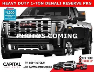 Take a look at this 2024 Sierra 3500HD Duramax Denali! Fully loaded including the Denali Reserve Package, 360 Cam, Heated front and Rear Seats, Heated Steering, Ventilated Seats, Rear Streaming Mirror, 5th Wheel Prep Package, and so much more... CALL NOW.Ask for the Internet Department for more information or book your test drive today! Text (or call) 780-435-4000 for fast answers at your fingertips!Disclaimer: All prices are plus taxes & include all cash credits & loyalties. See dealer for details. AMVIC Licensed Dealer # B1044900
