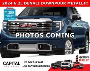 This DOWNPOUR METALLIC 6.2L 2024 Denali is loaded up with 360-degree camera, 420HP Engine, Sunroof, bed view camera, BOSE audio speakers, front and rear park assist, heated/cooled leather seating, wireless charging, heated steering wheel, Rear Heated Seats, and much more... EXPERIENCE THE DENALI here at CAPITAL GMC BUICKAsk for the Internet Department for more information or book your test drive today! Text 365-601-8318 for fast answers at your fingertips!AMVIC Licensed Dealer - Licence Number B1044900Disclaimer: All prices are plus taxes and include all cash credits and loyalties. See dealer for details. AMVIC Licensed Dealer # B1044900