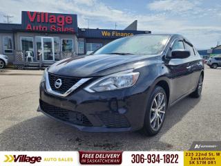 <b>Bluetooth,  Power Windows,  Power Doors!</b><br> <br> We sell high quality used cars, trucks, vans, and SUVs in Saskatoon and surrounding area.<br> <br>   Who says a compact car has to be a penalty box? This Nissan Sentra has the style and the comfort to win over just about anybody. This  2018 Nissan Sentra is for sale today. <br> <br>This Nissan Sentra completely redefines what an affordable car can be and proves the good life is well within reach. It has tasteful styling inside and out, advanced features youll love, and a huge interior with surprising luxuries. The drive is good too with a smooth, fuel-efficient drivetrain. See what youve been missing in this Nissan Sentra. This  sedan has 130,473 kms. Its  black in colour  . It has a cvt transmission and is powered by a  124HP 1.8L 4 Cylinder Engine.  <br> <br> Our Sentras trim level is 1.8 S CVT. This Sentra S is an excellent value. It comes with some nice features like an AM/FM CD/MP3 player with a USB port and an aux jack, Bluetooth hands-free phone system, power, heated mirrors, power windows, power doors with remote keyless entry, 60/40 split folding back seats, six standard airbags, and more. This vehicle has been upgraded with the following features: Bluetooth,  Power Windows,  Power Doors. <br> <br>To apply right now for financing use this link : <a href=https://www.villageauto.ca/car-loan/ target=_blank>https://www.villageauto.ca/car-loan/</a><br><br> <br/><br> Buy this vehicle now for the lowest bi-weekly payment of <b>$127.89</b> with $0 down for 84 months @ 5.99% APR O.A.C. ( Plus applicable taxes -  Plus applicable fees   ).  See dealer for details. <br> <br><br> Village Auto Sales has been a trusted name in the Automotive industry for over 40 years. We have built our reputation on trust and quality service. With long standing relationships with our customers, you can trust us for advice and assistance on all your motoring needs. </br>

<br> With our Credit Repair program, and over 250 well-priced vehicles in stock, youll drive home happy, and thats a promise. We are driven to ensure the best in customer satisfaction and look forward working with you. </br> o~o