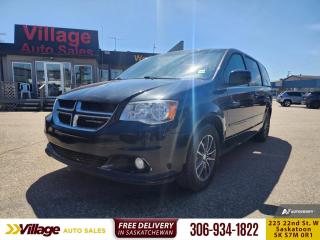 <b>Aluminum Wheels,  Air Conditioning,  Steering Wheel Audio Control,  Fog Lamps,  Power Windows!</b><br> <br> We sell high quality used cars, trucks, vans, and SUVs in Saskatoon and surrounding area.<br> <br>   According to Edmunds, the Dodge Grand Caravan offers a lot of features and versatility in an inexpensive package. This  2017 Dodge Grand Caravan is for sale today. <br> <br>This Dodge Grand Caravan offers drivers unlimited versatility, the latest technology, and premium features. This minivan is one of the most comfortable and enjoyable ways to transport families along with all of their stuff. Dodge designed this for families, and it shows in every detail. Its no wonder the Dodge Grand Caravan is Canadas favorite minivan. This  van has 137,373 kms. Its  black in colour  . It has a 6 speed automatic transmission and is powered by a  283HP 3.6L V6 Cylinder Engine.  <br> <br> Our Grand Caravans trim level is SXT Premium Plus. Upgrade to the SXT Premium Plus trim and youll be treated to some nice features. It comes with tri-zone air conditioning, a leather-wrapped steering wheel with audio and cruise control, aluminum wheels, fog lamps, Stow n Go fold-flat second and third-row seats, Stow n Place roof rack system, power windows, power locks, and more. This vehicle has been upgraded with the following features: Aluminum Wheels,  Air Conditioning,  Steering Wheel Audio Control,  Fog Lamps,  Power Windows. <br> To view the original window sticker for this vehicle view this <a href=http://www.chrysler.com/hostd/windowsticker/getWindowStickerPdf.do?vin=2C4RDGBG6HR619296 target=_blank>http://www.chrysler.com/hostd/windowsticker/getWindowStickerPdf.do?vin=2C4RDGBG6HR619296</a>. <br/><br> <br>To apply right now for financing use this link : <a href=https://www.villageauto.ca/car-loan/ target=_blank>https://www.villageauto.ca/car-loan/</a><br><br> <br/><br> Buy this vehicle now for the lowest bi-weekly payment of <b>$161.56</b> with $0 down for 84 months @ 5.99% APR O.A.C. ( Plus applicable taxes -  Plus applicable fees   ).  See dealer for details. <br> <br><br> Village Auto Sales has been a trusted name in the Automotive industry for over 40 years. We have built our reputation on trust and quality service. With long standing relationships with our customers, you can trust us for advice and assistance on all your motoring needs. </br>

<br> With our Credit Repair program, and over 250 well-priced vehicles in stock, youll drive home happy, and thats a promise. We are driven to ensure the best in customer satisfaction and look forward working with you. </br> o~o