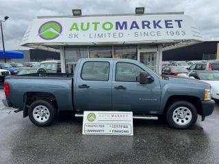 CALL OR TEXT KARL @ 6-0-4-2-5-0-8-6-4-6 FOR INFO & TO CONFIRM WHICH LOCATION.<br /><br />SUPER CLEAN SILVERADO CREW CAB WITH ONLY 85,000 KMS! LOCAL TRUCK WITH NO ACCIDENT CLAIMS EVER! THROUGH THE SHOP, FULLY INSPECTED AND READY TO GO. PERFECT WORK TRUCK OR JUST FOR HAVING A TRUCK WHEN YOU NEED ONE. <br /><br />2 LOCATIONS TO SERVE YOU, BE SURE TO CALL FIRST TO CONFIRM WHERE THE VEHICLE IS.<br /><br />We are a family owned and operated business for 40 years. Since 1983 we have been committed to offering outstanding vehicles backed by exceptional customer service, now and in the future. Whatever your specific needs may be, we will custom tailor your purchase exactly how you want or need it to be. All you have to do is give us a call and we will happily walk you through all the steps with no stress and no pressure.<br /><br />                                            WE ARE THE HOUSE OF YES!<br /><br />ADDITIONAL BENEFITS WHEN BUYING FROM SK AUTOMARKET:<br /><br />-ON SITE FINANCING THROUGH OUR 17 AFFILIATED BANKS AND VEHICLE                                                                                                                      FINANCE COMPANIES.<br />-IN HOUSE LEASE TO OWN PROGRAM.<br />-EVERY VEHICLE HAS UNDERGONE A 120 POINT COMPREHENSIVE INSPECTION.<br />-EVERY PURCHASE INCLUDES A FREE POWERTRAIN WARRANTY.<br />-EVERY VEHICLE INCLUDES A COMPLIMENTARY BCAA MEMBERSHIP FOR YOUR SECURITY.<br />-EVERY VEHICLE INCLUDES A CARFAX AND ICBC DAMAGE REPORT.<br />-EVERY VEHICLE IS GUARANTEED LIEN FREE.<br />-DISCOUNTED RATES ON PARTS AND SERVICE FOR YOUR NEW CAR AND ANY OTHER   FAMILY CARS THAT NEED WORK NOW AND IN THE FUTURE.<br />-40 YEARS IN THE VEHICLE SALES INDUSTRY.<br />-A+++ MEMBER OF THE BETTER BUSINESS BUREAU.<br />-RATED TOP DEALER BY CARGURUS 5 YEARS IN A ROW<br />-MEMBER IN GOOD STANDING WITH THE VEHICLE SALES AUTHORITY OF BRITISH   COLUMBIA.<br />-MEMBER OF THE AUTOMOTIVE RETAILERS ASSOCIATION.<br />-COMMITTED CONTRIBUTOR TO OUR LOCAL COMMUNITY AND THE RESIDENTS OF BC.<br /> $495 Documentation fee and applicable taxes are in addition to advertised prices.<br />LANGLEY LOCATION DEALER# 40038<br />S. SURREY LOCATION DEALER #9987<br />