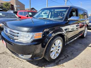 <p><span>2010 FORD FLEX LIMITED AWD WITH</span><span><span> </span>ONLY 127K!!! 7-SEATER & FULLY LOADED!</span><span> DUO-SUNROOF, HEATED SEATS, LEATHER INTERIOR, </span><span>POWER WINDOWS, POWER LOCKS, AUTOMATIC,</span><span> RADIO, AUX,<span> </span>ONTARIO (NORMAL) CLEAN CARFAX REPORT (WILL PROVIDE CARFAX REPORT), HAS BEEN FULLY SERVICED!<span id=jodit-selection_marker_1714235361322_2587094964828167 data-jodit-selection_marker=start style=line-height: 0; display: none;></span> </span><span>EXCELLENT CONDITION, FULLY CERTIFIED.</span><br></p><p> <br></p><p><span>CALL AT 416-505-3554</span><br></p><p> <br></p><p>VISIT US AT WWW.RAHMANMOTORS.COM</p><p> <br></p><p>RAHMAN MOTORS</p><p>1000 DUNDAS ST EAST.</p><p>MISSISSAUGA, L4Y2B8</p><p> <br></p><p>**PLEASE CALL IN ADVANCE TO CHECK AVAILABILITY**</p>