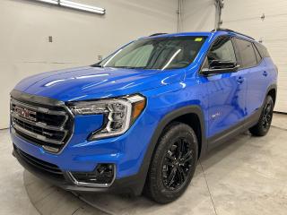 STUNNING RIPTIDE METALLIC BLUE W/ ONLY 3,660 KMS!! All-wheel drive AT4 w/ leather, heated seats & steering, remote start, blind spot monitor, rear cross-traffic alert, lane departure alert, adaptive cruise control, backup camera w/ rear park sensors, 17-inch alloys, Android Auto/Apple CarPlay, dual-zone climate control, power seats w/ driver memory, power liftgate, automatic headlights w/ auto highbeams, auto-dimming rearview mirror, garage door opener, keyless entry w/ push start, leather-wrapped steering wheel, Bluetooth and Sirius XM!
