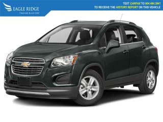 2016 Chevrolet Trax Delay-off headlights, Electronic Stability Control, Remote keyless entry, Roof rack: rails only, Speed control, Traction control 

Eagle Ridge GM in Coquitlam is your Locally Owned & Operated Chevrolet, Buick, GMC Dealer, and a Certified Service and Parts Center equipped with an Auto Glass & Premium Detail. Established over 30 years ago, we are proud to be Serving Clients all over Tri Cities, Lower Mainland, Fraser Valley, and the rest of British Columbia. Find your next New or Used Vehicle at 2595 Barnet Hwy in Coquitlam. Price Subject to $595 Documentation Fee. Financing Available for all types of Credit.