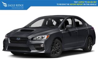 2017 Subaru WRX Electronic Stability Control, Exterior Parking Camera Rear, Heated front seats, Knee airbag, Remote keyless entry, Speed control 

Eagle Ridge GM in Coquitlam is your Locally Owned & Operated Chevrolet, Buick, GMC Dealer, and a Certified Service and Parts Center equipped with an Auto Glass & Premium Detail. Established over 30 years ago, we are proud to be Serving Clients all over Tri Cities, Lower Mainland, Fraser Valley, and the rest of British Columbia. Find your next New or Used Vehicle at 2595 Barnet Hwy in Coquitlam. Price Subject to $595 Documentation Fee. Financing Available for all types of Credit.