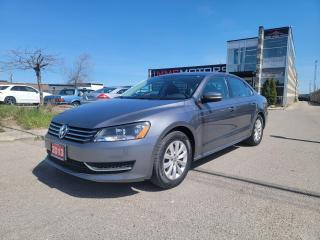 <p>VERY CLEAN 2013 VW PASSAT! DRIVES GREAT!! HEATED SEATS, BLUETOOTH!! LOCAL ONTARIO TRADE-IN! CLEAN CARFAX!! CALL TODAY!!</p><p> </p><p>THE FULL CERTIFICATION COST OF THIS VEICHLE IS AN <strong>ADDITIONAL $690+HST</strong>. THE VEHICLE WILL COME WITH A FULL VAILD SAFETY AND 36 DAY SAFETY ITEM WARRANTY. THE OIL WILL BE CHANGED, ALL FLUIDS TOPPED UP AND FRESHLY DETAILED. WE AT TWIN OAKS AUTO STRIVE TO PROVIDE YOU A HASSLE FREE CAR BUYING EXPERIENCE! WELL HAVE YOU DOWN THE ROAD QUICKLY!!! </p><p><strong>Financing Options Available!</strong></p><p><strong>TO CALL US 905-339-3330 </strong></p><p>We are located @ 2470 ROYAL WINDSOR DRIVE (BETWEEN FORD DR AND WINSTON CHURCHILL) OAKVILLE, ONTARIO L6J 7Y2</p><p>PLEASE SEE OUR MAIN WEBSITE FOR MORE PICTURES AND CARFAX REPORTS</p><p><span style=font-size: 18pt;>TwinOaksAuto.Com</span></p>