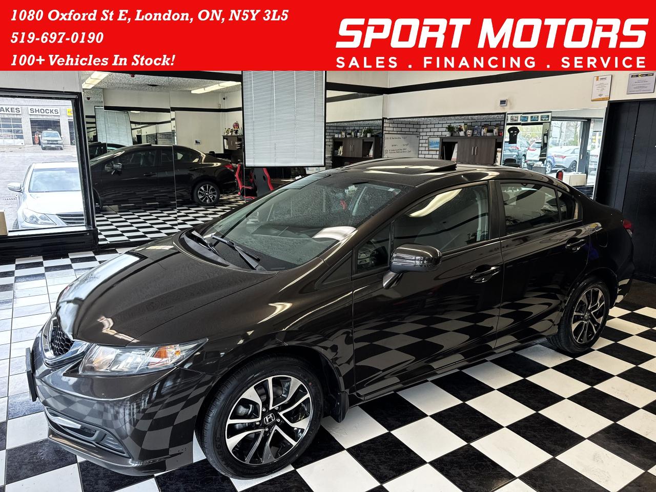 2014 Honda Civic EX+Sunroof+Camera+Heated Seats+New Tires & Brakes Photo67
