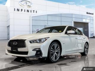 Used 2020 Infiniti Q50 Signature Edition One Owner | Low KM's for sale in Winnipeg, MB