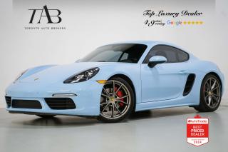 Used 2017 Porsche 718 Cayman S | 6 SPEED | BOSE | 20 IN WHEELS for sale in Vaughan, ON