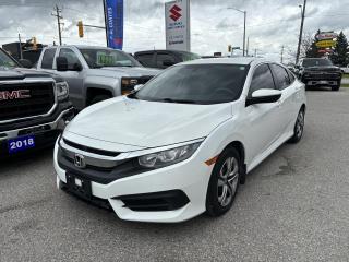 Used 2016 Honda Civic LX ~Bluetooth ~Backup Camera ~Heated Seats for sale in Barrie, ON