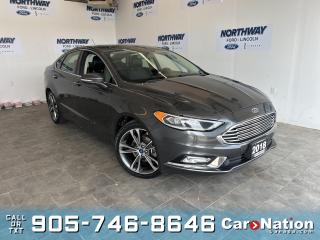 Used 2018 Ford Fusion TITANIUM | AWD | LEATHER | TOUCHSCREEN | SUNROOF for sale in Brantford, ON