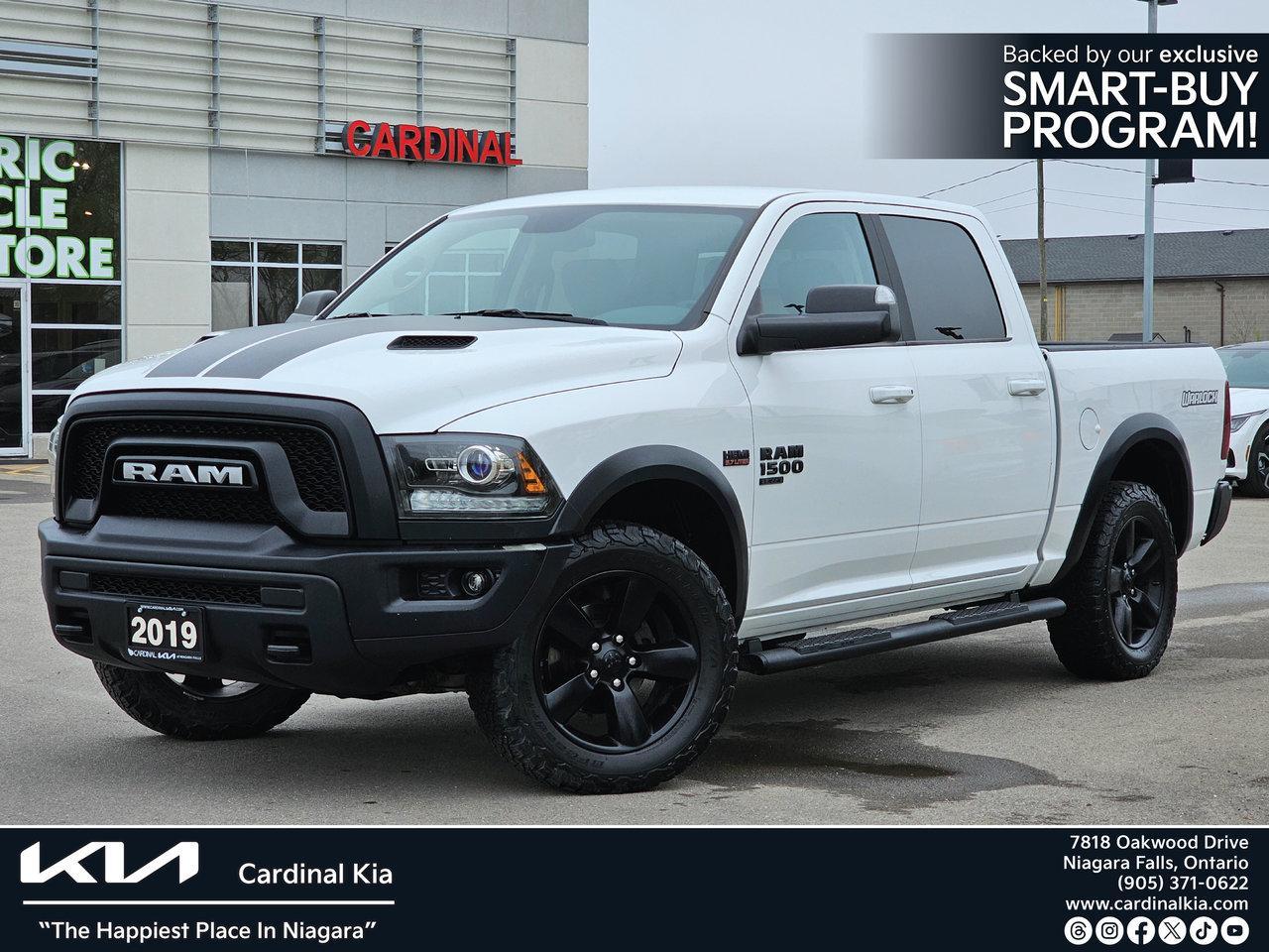 Used 2019 RAM 1500 Classic Warlock, 4X4, Remote Starter, Bluetooth, Reverse C for Sale in Niagara Falls, Ontario