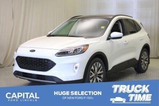 Used 2022 Ford Escape Titanium AWD **One Owner, Leather, Nav, Sunroof, 2.5L Hybrid** for sale in Regina, SK