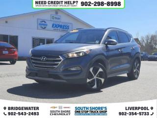 Awards: * autoTRADER Top Picks Top Compact SUV * IIHS Canada Top Safety Pick Recent Arrival! Coliseum Gray 2017 Hyundai Tucson Ultimate AWD 7-Speed Automatic 1.6L I4 DGI Turbocharged DOHC 16V ULEV II 175hp AWD, 8 Speakers, ABS brakes, Air Conditioning, Alloy wheels, Auto-dimming Rear-View mirror, Automatic temperature control, Brake assist, Delay-off headlights, Electronic Stability Control, Exterior Parking Camera Rear, Front dual zone A/C, Front fog lights, Fully automatic headlights, Heated door mirrors, Heated rear seats, High-Intensity Discharge Headlights, Leather Seat Trim, Navigation System, Occupant sensing airbag, Outside temperature display, Power door mirrors, Power driver seat, Power Liftgate, Power moonroof, Power passenger seat, Power steering, Power windows, Radio data system, Rear Parking Sensors, Rear window defroster, Remote keyless entry, Security system, Speed control, Speed-sensing steering, Steering wheel mounted audio controls, Tilt steering wheel, Traction control, Trip computer, Turn signal indicator mirrors, Variably intermittent wipers. Reviews: * Most owners say this era of Tucson attracted their attention with unique exterior styling, and sealed the deal with a great balance of comfortable ride quality and sporty, spirited driving dynamics. Bang-for-the-buck was highly rated as well. Source: autoTRADER.ca