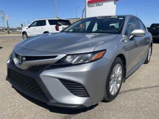 Check out this awesome 2018 Toyota Camry! This 5 passenger, front wheel drive comes equipped with a back up camera, Bluetooth, leather, heated power seats, alloy rims and so much more!!This one owner Camry is Toyota Certified and has passed the stringent 160 point inspection so you can drive with confidence!