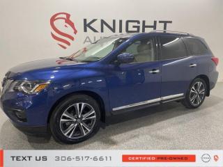 Used 2020 Nissan Pathfinder Platinum | Rear Entertainment | Motion Activated Liftgate for sale in Moose Jaw, SK