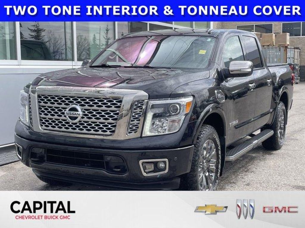 Used 2017 Nissan Titan S + REAR & FRONT PARKING SENSORS + Convivence Package+ Heated Seats & Steering wheel+ Remote start for Sale in Calgary, Alberta