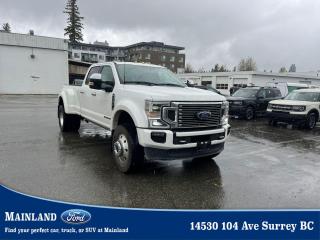 <p><strong><span style=font-family:Arial; font-size:18px;>Drive Excellence with the 2022 Ford F-450 Platinum  Low Mileage, Luxurious Features!

Available now at Mainland Ford, this pre-owned 2022 Ford F-450 Platinum Pickup stands out with just 14,387 km on the odometer, promising an almost new vehicle experience without the new vehicle price tag..</span></strong></p> <p><strong><span style=font-family:Arial; font-size:18px;>Dressed in a pristine white exterior and boasting a powerful 6.7L 8-cylinder engine paired with a smooth 10-speed automatic transmission, this truck is engineered to deliver performance and power on demand..</span></strong> <br> Step inside to a cabin that redefines comfort in the pickup world.. The Platinum trim wraps you in luxurious leather upholstery, complete with massaging lumbar support for both driver and passengerideal for those long drives or tough days.</p> <p><strong><span style=font-family:Arial; font-size:18px;>With its fully loaded cockpit featuring adjustable pedals, automatic temperature control, and a state-of-the-art infotainment system with exterior parking cameras (front, left, right, rear, and cargo), every journey becomes a pleasure..</span></strong> <br> Did you know that the Ford F-450 is designed not just for power but also for precision? Its advanced traction control, electronic stability, and auto high-beam headlights ensure a safe and stable drive, no matter the conditions outside.. Rain sensing wipers and a comprehensive suite of airbags demonstrate Fords commitment to your safety.</p> <p><strong><span style=font-family:Arial; font-size:18px;>For those who need functionality alongside luxury, the F-450 does not disappoint..</span></strong> <br> The crew cab offers ample space for passengers and cargo alike, while the split-folding rear seat and trailer hitch receiver make it versatile enough to handle all your needs.. From moving day to tailgating, this truck is ready for anything.</p> <p><strong><span style=font-family:Arial; font-size:18px;>At Mainland Ford, we speak your language..</span></strong> <br> We understand that buying a vehicle is a significant decision, and our team is here to guide you every step of the way with clear, honest, and helpful advice.. Visit us today and see why the Ford F-450 Platinum is not just a purchase, but an investment in quality and comfort</p><hr />
<p><br />
<br />
To apply right now for financing use this link:<br />
<a href=https://www.mainlandford.com/credit-application/>https://www.mainlandford.com/credit-application</a><br />
<br />
Looking for a new set of wheels? At Mainland Ford, all of our pre-owned vehicles are Mainland Ford Certified. Every pre-owned vehicle goes through a rigorous 96-point comprehensive safety inspection, mechanical reconditioning, up-to-date service including oil change and professional detailing. If that isnt enough, we also include a complimentary Carfax report, minimum 3-month / 2,500 km Powertrain Warranty and a 30-day no-hassle exchange privilege. Now that is peace of mind. Buy with confidence here at Mainland Ford!<br />
<br />
Book your test drive today! Mainland Ford prides itself on offering the best customer service. We also service all makes and models in our World Class service center. Come down to Mainland Ford, proud member of the Trotman Auto Group, located at 14530 104 Ave in Surrey for a test drive, and discover the difference!<br />
<br />
*** All pre-owned vehicle sales are subject to a $599 documentation fee, $149 Fuel Surcharge, $599 Safety and Convenience Fee and $500 Finance Placement Fee (if applicable) plus applicable taxes. ***<br />
<br />
VSA Dealer# 40139</p>

<p>*All prices plus applicable taxes, applicable environmental recovery charges, documentation of $599 and full tank of fuel surcharge of $76 if a full tank is chosen. <br />Other protection items available that are not included in the above price:<br />Tire & Rim Protection and Key fob insurance starting from $599<br />Service contracts (extended warranties) for coverage up to 7 years and 200,000 kms starting from $599<br />Custom vehicle accessory packages, mudflaps and deflectors, tire and rim packages, lift kits, exhaust kits and tonneau covers, canopies and much more that can be added to your payment at time of purchase<br />Undercoating, rust modules, and full protection packages starting from $199<br />Financing Fee of $500 when applicable<br />Flexible life, disability and critical illness insurances to protect portions of or the entire length of vehicle loan</p>