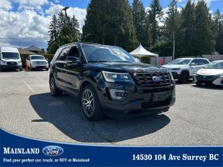 Used 2017 Ford Explorer Sport LOCAL BC, 7-SEAT, NAV, MOONROOF, POWER TAILGATE for sale in Surrey, BC