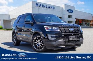 <p><strong><span style=font-family:Arial; font-size:18px;>LOCAL BC, 7-SEAT, NAV, MOONROOF, POWER TAILGATE  Discover Your Next Adventure with a 2017 Ford Explorer Sport at Mainland Ford!

Step into the spotlight with this stylish and fully-loaded 2017 Ford Explorer Sport, where elegance meets practicality right in the heart of adventure! With 122,633 km on the odometer, this black beauty is more seasoned than a cast iron skillet and ready to cook up some new memories on the road..</span></strong></p> <p><strong><span style=font-family:Arial; font-size:18px;>This SUV isnt just about getting from A to B, its about traveling with comfort and flair..</span></strong> <br> The powerful 3.5L 6-cylinder engine paired with a smooth 6-speed automatic transmission offers a driving experience as seamless as your favorite playlist.. And with its classy black leather interior, youll be forgiven for thinking youve stepped into a high-end living room that just happens to have wheels and a moonroof.</p> <p><strong><span style=font-family:Arial; font-size:18px;>Loaded with options like a navigation system for when youre feeling lost (weve all been there!), a power tailgate for when your hands are as full as a Saturday at the supermarket, and a moonroof to watch the clouds float by as if youre not stuck in traffic..</span></strong> <br> Safety and entertainment features like front and rear parking cameras, a CD-MP3 decoder, and dual front impact airbags ensure that your driving soundtrack is the only drama youll encounter.. But wait, theres more! The Explorer is not just a pretty face.</p> <p><strong><span style=font-family:Arial; font-size:18px;>It comes with perks like ventilated front seats to keep cool during summer heatwaves and a trailer hitch receiver for when you need to haul more than just compliments..</span></strong> <br> And with seating for seven, its perfect for playdates or sophisticated enough for those grown-up nights out.. And because we know lifes too short for complications, at Mainland Ford we speak your language  straightforward, no fuss, just like this ad!

So, why choose this Ford Explorer? Because you shouldnt have to compromise on style or functionality.</p> <p><strong><span style=font-family:Arial; font-size:18px;>Its not just a car; its your new road companion..</span></strong> <br> Come test drive today and let your adventures begin anew with this exceptional find</p><hr />
<p><br />
<br />
To apply right now for financing use this link:<br />
<a href=https://www.mainlandford.com/credit-application/>https://www.mainlandford.com/credit-application</a><br />
<br />
Looking for a new set of wheels? At Mainland Ford, all of our pre-owned vehicles are Mainland Ford Certified. Every pre-owned vehicle goes through a rigorous 96-point comprehensive safety inspection, mechanical reconditioning, up-to-date service including oil change and professional detailing. If that isnt enough, we also include a complimentary Carfax report, minimum 3-month / 2,500 km Powertrain Warranty and a 30-day no-hassle exchange privilege. Now that is peace of mind. Buy with confidence here at Mainland Ford!<br />
<br />
Book your test drive today! Mainland Ford prides itself on offering the best customer service. We also service all makes and models in our World Class service center. Come down to Mainland Ford, proud member of the Trotman Auto Group, located at 14530 104 Ave in Surrey for a test drive, and discover the difference!<br />
<br />
*** All pre-owned vehicle sales are subject to a $599 documentation fee, $149 Fuel Surcharge, $599 Safety and Convenience Fee and $500 Finance Placement Fee (if applicable) plus applicable taxes. ***<br />
<br />
VSA Dealer# 40139</p>

<p>*All prices plus applicable taxes, applicable environmental recovery charges, documentation of $599 and full tank of fuel surcharge of $76 if a full tank is chosen. <br />Other protection items available that are not included in the above price:<br />Tire & Rim Protection and Key fob insurance starting from $599<br />Service contracts (extended warranties) for coverage up to 7 years and 200,000 kms starting from $599<br />Custom vehicle accessory packages, mudflaps and deflectors, tire and rim packages, lift kits, exhaust kits and tonneau covers, canopies and much more that can be added to your payment at time of purchase<br />Undercoating, rust modules, and full protection packages starting from $199<br />Financing Fee of $500 when applicable<br />Flexible life, disability and critical illness insurances to protect portions of or the entire length of vehicle loan</p>
