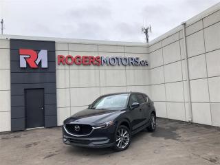 Limited Time Offer: Financing at 7.99% / 6 Months Payment Deferral / $0 Down Payment / Private Viewings Available / Appointments Preferred / Online Purchase and FREE Delivery Available / Curbside Pick Up Available<br><br>NAVIGATION / BLINDSPOT ASSIST / ADAPTIVE CRUISE CONTROL / FRONT COLLISION WARNING / LANE ASSIST / LEATHER / REVERSE CAMERA / SUNROOF / BLUETOOTH / HEATED SEATS  AND STEERING / SMART KEY / And More...<br><br>While walk-ins are welcome, we encourage scheduling appointments for a smoother and more personalized experience.<br><br>This 2019 Mazda CX5 is equipped with luxury features including Navigation, Leather Interior, Sunroof, Power Windows, Power Locks, Heated Seats, Bluetooth Connectivity, Premium Sound System, and much more. Meticulously maintained, both the exterior and interior are in great condition. Prices are subject to taxes, certification, and licensing. Trade-ins are welcomed.<br><br>Financing Available For All Credit Types Starting at 7.99% O.A.C. Up To 6 Months Payment Deferral Available. Our financing options cater to individuals with good, bad, or no credit history. Additionally, we offer up to 6 months with no payments and completely open loans with no early repayment fees. Our streamlined credit application process ensures quick approvals. Same-day delivery options are also accessible.<br><br>Our state-of-the-art 10,000 square foot auto service center is staffed with licensed mechanics and is open to the public. From routine maintenance like oil changes and brake services to major repairs such as engine replacements, our service center caters to all automotive needs. Loaner vehicles are available for extended service requirements.<br><br>We are Oakvilles premier destination for rust proofing services. Schedule an appointment to protect your vehicle from corrosion.<br><br>Experience Excellence at Rogers Motors. Rogers Motors proudly stands as Oakvilles largest used car dealership, renowned for providing top-quality used vehicles including cars, trucks, SUVs, and minivans. Family-owned and operated since 2004, with over 10,000 vehicles sold, we are committed to delivering exceptional service.<br><br>At Rogers Motors, we prioritize customer satisfaction above all else. With a focus on love, honesty, integrity, and transparency, we strive to ensure that every guest leaves our dealership happier than when they arrived. With an average rating of 4.9/5 from over 1000 online reviews, we invite you to experience car shopping and service the way it should be.<br><br>Rogers Motors. Driving Happiness.  Visit us online at www.rogersmotors.ca