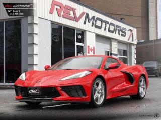 2024 Chevrolet Corvette 3LT Stingray | Convertible | | Heated and Ventilated Seats | Head Up Display<br/>  <br/> WOW! What a build! Beautiful Colour Combination! NO LUX TAX!! <br/> <br/>  <br/> Torch Red Exterior | Adrenaline Red Leather Interior | Hard Top Convertible | 19 Alloy Wheels in the front and 20 Rear | Fold-In Power Mirrors | Bose Performance Series Sound System with 14 Speakers | Wireless Apple Carplay | Wireless Android Auto | Mechanical Limited Slip Diff | Rear Cross Traffic Alert | Automatic Emergency Braking | Forward Collision Alert | Rear Park Assist | Performance Exhaust | Traction Control | Heated and Ventilated Seats | Heated Steering Wheel | LED Headlamps | 8-Way Power GT2 Bucket Seats | Performance Data and Video Recorder | Push Button Start | Rearview Camera | Head-Up Display | Wireless Charging Station and much more. <br/> <br/>  <br/> *** NO additional fees except for taxes and licensing! *** <br/> <br/>  <br/> *** 100-point inspection on all our vehicles & always detailed inside and out *** <br/> <br/>  <br/> RevMotors is at your service to ensure you find the right car for YOU. Even if we do not have it in our inventory, we are more than happy to find you the vehicle that you are looking for. Give us a call at 613-791-3000 or visit us online at www.revmotors.ca <br/> <br/>  <br/> a nous donnera du plaisir de vous servir en Franais aussi! <br/> <br/>  <br/> CERTIFICATION * All our vehicles are sold Certified and E-Tested for the province of Ontario (Quebec Safety Available, additional charges may apply) <br/> FINANCING AVAILABLE * RevMotors offers competitive finance rates through many of the major banks. Should you feel like youve had credit issues in the past, we have various financing solutions to get you on the road.  We accept No Credit - New Credit - Bad Credit - Bankruptcy - Students and more!! <br/> EXTENDED WARRANTY * For your peace of mind, if one of our used vehicles is no longer covered under the manufacturers warranty, RevMotors will provide you with a 6 month / 6000KMS Limited Powertrain Warranty. You always have the options to upgrade to more comprehensive coverage as well. Well be more than happy to review the options and chose the coverage thats right for you! <br/> TRADES * Do you have a Trade-in? We offer competitive trade in offers for your current vehicle! <br/> SHIPPING * We can ship anywhere across Canada. Give us a call for a quote and we will be happy to help! <br/> <br/>  <br/> Buy with confidence knowing that we always have your best interests in mind! <br/>