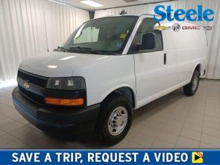 Shown in Summit White, our 2022 Chevrolet Express Cargo Van Base is a solid foundation for your success! Motivated by a 4.3 Litre V6 providing 276hp matched to an 8 Speed Automatic transmission with a tow/haul mode for even more capability. Well equipped for whatever comes your way, our Rear Wheel Drive van is outfitted with dual-halogen composite headlamps, daytime running lights, Solar-Ray tinted glass, hinged side cargo doors, and swing-out rear doors. Engineered for all-day duty, our Cargo Van cabin keeps you in command with comfortable seats, air conditioning, power accessories, 12V/120V power outlets, smart storage solutions, and welcome technology. Get connected with WiFi compatibility while tuning in the AM/FM/MP3 stereo for your favorite music or talk, and the massive rear cargo space is easy to upfit, too. Work with added confidence knowing Chevrolet protects you with a backup camera, ABS, airbags, hill-start assist, stability/traction control, and tire-pressure monitoring. Drive our Express Cargo Van and it just may become your favorite tool! Go ahead...Save this Page and Call for Availability. We Know You Will Enjoy Your Test Drive Towards Ownership! Steele Chevrolet Atlantic Canadas Premier Pre-Owned Super Center. Being a GM Certified Pre-Owned vehicle ensures this unit has been fully inspected fully detailed serviced up to date and brought up to Certified standards. Market value priced for immediate delivery and ready to roll so if this is your next new to your vehicle do not hesitate. Youve dealt with all the rest now get ready to deal with the BEST! Steele Chevrolet Buick GMC Cadillac (902) 434-4100 Metros Premier Credit Specialist Team Good/Bad/New Credit? Divorce? Self-Employed?
