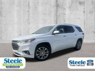 White2018 Chevrolet Traverse PremierAWD 9-Speed Automatic 3.6L V6 SIDI VVTVALUE MARKET PRICING!!, AWD.Awards:* JD Power Canada Automotive Performance, Execution and Layout (APEAL) StudyALL CREDIT APPLICATIONS ACCEPTED! ESTABLISH OR REBUILD YOUR CREDIT HERE. APPLY AT https://steeleadvantagefinancing.com/6198 We know that you have high expectations in your car search in Halifax. So if youre in the market for a pre-owned vehicle that undergoes our exclusive inspection protocol, stop by Steele Ford Lincoln. Were confident we have the right vehicle for you. Here at Steele Ford Lincoln, we enjoy the challenge of meeting and exceeding customer expectations in all things automotive.