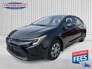 <b>Low Mileage, Heated Seats,  Apple CarPlay,  Android Auto,  Adaptive Cruise Control,  Lane Keep Assist!</b><br> <br>    Engineered to last, this 2024 Toyota Corolla is a great option for shoppers in the compact sedan segment. This  2024 Toyota Corolla is for sale today. <br> <br>With a distinctive design, robust engineering and all-round practicality, this 2024 Corolla is a popular choice for shoppers who prioritize safety and style. A well-built interior with amazing standard technology ensures that this sedan withstands the day-to-day activities of an urban commute. A roomy cabin with comfortable ride quality ensures that occupants enjoy a smooth journey, both in the city and the highway.This low mileage  sedan has just 375 kms. Its  black in colour  . It has a cvt transmission and is powered by a  138HP 1.8L 4 Cylinder Engine. <br> <br> Our Corollas trim level is LE. This Corolla LE ups the ante with heated front seats and automatic air conditioning for even more comfort, wireless Apple CarPlay and Android Auto, adaptive cruise control, remote keyless entry, LED headlights with automatic high beams, power heated side mirrors, and SiriusXM streaming radio with a 6-speaker audio setup. Safety features include a blind spot monitoring, pre-collision system with intersection support and rear collision warning, lane keeping assist with lane departure warning, forward collision alert, evasive steering assist, driver monitoring alert, and a rearview camera. This vehicle has been upgraded with the following features: Heated Seats,  Apple Carplay,  Android Auto,  Adaptive Cruise Control,  Lane Keep Assist,  Lane Departure Warning,  Forward Collision Alert. <br> <br>To apply right now for financing use this link : <a href=https://www.progressiveautosales.com/credit-application/ target=_blank>https://www.progressiveautosales.com/credit-application/</a><br><br> <br/><br><br> Progressive Auto Sales provides you with the all the tools you need to find and purchase a used vehicle that meets your needs and exceeds your expectations. Our Sarnia used car dealership carries a wide range of makes and models for exceptionally low prices due to our extensive network of Canadian, Ontario and Sarnia used car dealerships, leasing companies and auction groups. </br>

<br> Our dealership wouldnt be where we are today without the great people in Sarnia and surrounding areas. If you have any questions about our services, please feel free to ask any one of our staff. If you want to visit our dealership, you can also find our hours of operation and location information on our Contact page. </br> o~o