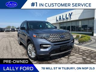 Used 2021 Ford Explorer Limited, Moonroof, Leather, Nav! for sale in Tilbury, ON