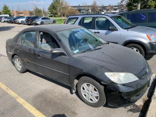 Used 2004 Honda Civic DX-G-ONLY 139K KMS!!! 1 OWNER! ONLY $1,999.00!!! for sale in Toronto, ON