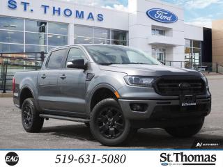 Used 2023 Ford Ranger Lariat 4x4, Leather Heated Seats, Navigation, Black Appearance Package for sale in St Thomas, ON