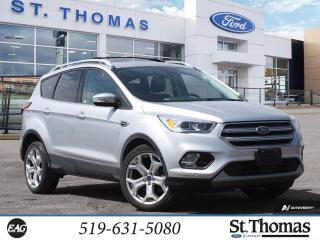 Used 2019 Ford Escape Titanium AWD Leather Heated Seats, Navigation, Safe & Smart Package, Power Moonroof for sale in St Thomas, ON