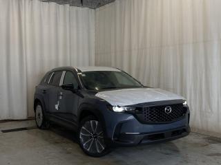 <p>NEW 2024 Mazda CX-50 GT AWD. Adaptive Cruise Control, Bluetooth, Backup Camera, Apple CarPlay & Android Auto, Available NAV, 360° View Monitor, Memory Seat, Heads Up Display (HUD), Heated F/R Seats, Ventilated Front Seats, Power Front Seats, Driver Seat Lumbar, Leather Upholstery, F/R Parking Sensors, Roof Rails, Electronic Park Brake, Auto Hold, Auto Rain Sensing Wipers, Wireless Phone Charger, A/C, Dual Zone A/C, Rear Air Vents, Power Windows/Locks/Mirrors, Tilt/Telescopic Steering Wheel, Heated Steering Wheel, Traction Control, Paddle Shifter, Garage Door Opener, Power Trunk, Keyless Remote, LED Headlights/Taillights, Panoramic Roof, 18 Alloy Wheels, AM/FM/XM Radio, Steering Wheel Audio Controls, USB Input</p>  <p>Includes:</p> <p>Smart City Brake Support-Front, Rear Cross Traffic Alert, Mazda Radar Cruise Control With Stop & Go, Distance Recognition Support System, Lane-Keep Assist System, Lane Departure Warning System, Advanced Blind Spot Monitoring</p>  <p>Introducing the exhilarating 2024 Mazda CX-50 GT AWD, a harmonious fusion of innovation and style that redefines driving pleasure. Designed to captivate the senses and elevate your journey, this dynamic SUV seamlessly combines cutting-edge technology with Mazdas signature craftsmanship. With a spirited Skyactiv-G 2.5L 4 Cylinder engine under the hood, the CX-50 GT AWD delivers a thrilling driving experience, blending power and efficiency effortlessly. Its advanced All-Wheel Drive system ensures confidence-inspiring traction on any road, empowering you to explore new horizons with poise.</p>  <p>Step inside the meticulously crafted cabin, where luxury meets functionality. Premium materials adorn every surface, creating an inviting atmosphere that speaks to Mazdas unwavering commitment to detail. An intuitive infotainment system keeps you connected, while an array of safety features, including adaptive cruise control and lane-keep assist, grant you peace of mind on every adventure. The exterior design of the CX-50 GT AWD is a masterpiece in motion, embodying Mazdas Kodo design philosophy that captures the essence of motion even when the car is at rest. From its sleek contours to its distinctive front grille, every element contributes to an aerodynamic aesthetic that turns heads at every corner.</p>  <p>Innovative features like a panoramic sunroof and a premium sound system transform mundane drives into sensory-rich experiences, allowing you to revel in the joy of each moment on the road. Elevate your driving lifestyle with the 2024 Mazda CX-50 GT AWD, where performance, luxury, and innovation converge seamlessly. Embrace the future of driving with a vehicle that promises not just transportation, but a symphony of emotions waiting to be experienced. Save this page, Come in for a Qualified Test Drive. We Know You Will Enjoy Your Test Drive Towards Ownership!</p>  <p>Call 587-409-5859 for more info or to schedule an appointment! Listed Pricing is valid for 72 hours. Financing is available, please see dealer for term availability and interest rates. AMVIC Licensed Business.</p>