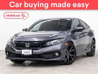 Used 2020 Honda Civic Sedan Sport w/ Apple CarPlay & Android Auto, Bluetooth, Rearview Cam for sale in Toronto, ON
