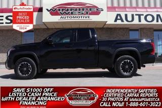 Used 2022 Toyota Tundra TRD OFF RD TWIN TURBO V6 4x4, LOADED, STILL AS NEW for sale in Headingley, MB