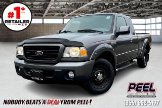 2008 Ford Ranger Sport RWD | Tow Hitch | Tonneau Cover | Side Steps
______________________________________________________

*FREE CarFax (click the link above to check it out at no cost to you!)*

This vehicle is being sold AS-IS, unfit, not e-tested and is not represented as being in roadworthy condition, mechanically sound or maintained at any guaranteed level of quality. The vehicle may not be fit for use as a means of transportation and may require substantial repairs at the purchasers expense. It may not be possible to register the vehicle to be driven in its current condition. Vehicle is not roadworthy and cannot be driven off premises. VEHICLE TO BE LICENSED UNFIT/UNPLATED ,Towing to be arranged at buyers expense. No warranty implied or promised." Peel Chrysler Pre-Owned Vehicles come standard with only one key.

______________________________________________________

Serving, Toronto, Mississauga, Oakville, Hamilton, Niagara, Kingston, Oshawa, Ajax, Markham, Brampton, Barrie, Vaughan, Parry Sound, Sudbury, Sault Ste. Marie and Northern Ontario! We have nearly 1000 new and used vehicles available to choose from.

Peel Chrysler in Mississauga, Ontario serves and delivers to buyers from all corners of Ontario and Canada including Toronto, Oakville, North York, Richmond Hill, Ajax, Hamilton, Niagara Falls, Brampton, Thornhill, Scarborough, Vaughan, London, Windsor, Cambridge, Kitchener, Waterloo, Brantford, Sarnia, Pickering, Huntsville, Milton, Woodbridge, Maple, Aurora, Newmarket, Orangeville, Georgetown, Stouffville, Markham, North Bay, Sudbury, Barrie, Sault Ste. Marie, Parry Sound, Bracebridge, Gravenhurst, Oshawa, Ajax, Kingston, Innisfil and surrounding areas. On our website www.peelchrysler.com, you will find a vast selection of new vehicles including the new and used Ram 1500, 2500 and 3500. Chrysler Grand Caravan, Chrysler Pacifica, Jeep Cherokee, Wrangler and more. All vehicles are priced to sell. We deliver throughout Canada. website or call us 1-866-652-6197.