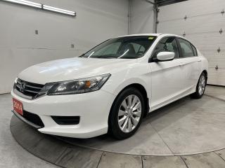 ONLY 113,800 KMS!! Heated seats, backup camera, Bluetooth, 17-inch alloys, power seat, automatic headlights, keyless entry w/ remote trunk release, air conditioning, Econ drive mode, power windows, power locks, power mirrors, AM/FM/CD player, cruise control and traction control!