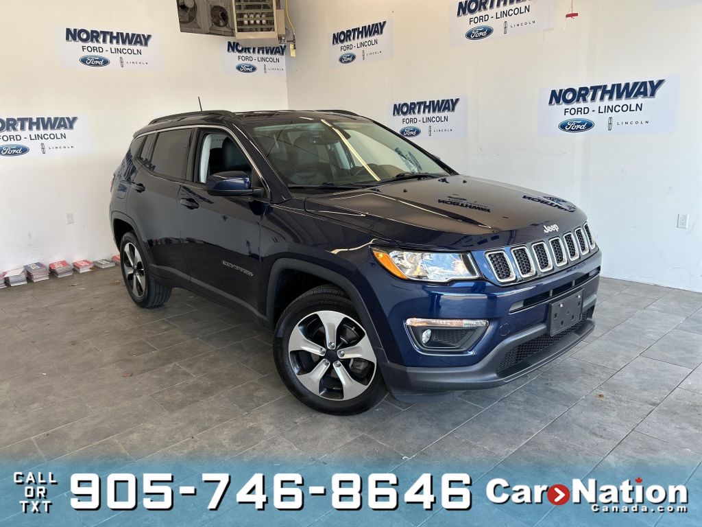 Used 2017 Jeep Compass NORTH 4X4 LEATHER NAVIGATION ONLY 35 KM! for Sale in Brantford, Ontario