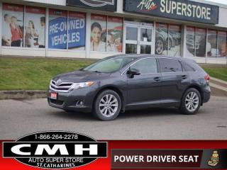 <b>ACCIDENT FREE !! REAR CAMERA, BLUETOOTH, TOUCH DISPLAY SCREEN, STEERING WHEEL AUDIO CONTROLS, CRUISE CONTROL, POWER DRIVER SEAT, HEATED FRONT SEATS, DUAL CLIMATE CONTROL, POWER GROUP, AIR CONDITIONING, 19-INCH ALLOY WHEELS</b><br>      This  2015 Toyota Venza is for sale today. <br> <br>The 2015 Toyota Venza is a versatile, fun to drive midsize crossover loaded with standard features and available options. It handles as easily as a car but gives you all the added passenger room and cargo space of an SUV. With many of its standard features options in a typical crossover, the Venza is as convenient as it is comfortable.This  SUV has 162,375 kms. Its  gray in colour  and is major accident free based on the <a href=https://vhr.carfax.ca/?id=O3Mhw3g1kmN8hX9LIQB2yZ0Um1CPSnhW target=_blank>CARFAX Report</a> . It has an automatic transmission and is powered by a  182HP 2.7L 4 Cylinder Engine.  This vehicle has been upgraded with the following features: Back Up Camera, Heated Front Seats, Drivers Power Seat, Bluetooth, Dual Zone Climate Control, Steering Wheel Controls, Cruise. <br> <br>To apply right now for financing use this link : <a href=https://www.cmhniagara.com/financing/ target=_blank>https://www.cmhniagara.com/financing/</a><br><br> <br/><br>Trade-ins are welcome! Financing available OAC ! Price INCLUDES a valid safety certificate! Price INCLUDES a 60-day limited warranty on all vehicles except classic or vintage cars. CMH is a Full Disclosure dealer with no hidden fees. We are a family-owned and operated business for over 30 years! o~o