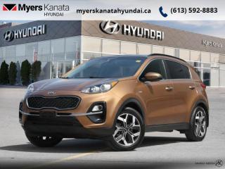 <b>Sunroof,  Heated Steering Wheel,  Apple CarPlay,  Android Auto,  Heated Seats!</b><br> <br>    This Kia Sportage offers one of the most spacious, upscale interiors in the class. This  2020 Kia Sportage is fresh on our lot in Kanata. <br> <br>This 2020 Kia Sportage ranks as one of the best Crossover SUVs and with a good set of reasons. It has one of the best interiors in its class, a generous cargo space, excellent power and handling, and a modern, distinctive, ageless design. Comfortable, composed and highly capable on the road and for light off-roading, this Kia Sportage definitely deserves your consideration.This  SUV has 51,575 kms. Its  nice in colour  . It has an automatic transmission and is powered by a  181HP 2.4L 4 Cylinder Engine. <br> <br> Our Sportages trim level is EX S. With style, comfort and safety upgrades like a huge glass sunroof, dark aluminum wheels, wireless charging, lane keep assist, lane departure warning, forward collision mitigation and blind spot detection this EX S takes things to a whole new level. You will also get Apple CarPlay, Android Auto, an 8 inch colour touchscreen, Bluetooth streaming audio, heated front seats, steering wheel audio controls and a proximity key with push button start. This incredible SUV also comes with front fog lights, heated side mirrors and a heated leather steering wheel to help cement that luxurious feel.  This vehicle has been upgraded with the following features: Sunroof,  Heated Steering Wheel,  Apple Carplay,  Android Auto,  Heated Seats,  Wireless Charging,  Aluminum Wheels. <br> <br>To apply right now for financing use this link : <a href=https://www.myerskanatahyundai.com/finance/ target=_blank>https://www.myerskanatahyundai.com/finance/</a><br><br> <br/><br> Buy this vehicle now for the lowest weekly payment of <b>$80.57</b> with $0 down for 96 months @ 8.99% APR O.A.C. ( Plus applicable taxes -  and licensing fees   ).  See dealer for details. <br> <br>Smart buyers buy at Myers where all cars come Myers Certified including a 1 year tire and road hazard warranty (some conditions apply, see dealer for full details.)<br> <br>This vehicle is located at Myers Kanata Hyundai 400-2500 Palladium Dr Kanata, Ontario.<br>*LIFETIME ENGINE TRANSMISSION WARRANTY NOT AVAILABLE ON VEHICLES WITH KMS EXCEEDING 140,000KM, VEHICLES 8 YEARS & OLDER, OR HIGHLINE BRAND VEHICLE(eg. BMW, INFINITI. CADILLAC, LEXUS...)<br> Come by and check out our fleet of 30+ used cars and trucks and 40+ new cars and trucks for sale in Kanata.  o~o