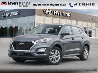 <b>Low Mileage, Heated Steering Wheel,  Blind Spot Detection,  Safety Package,  Apple CarPlay,  Android Auto!</b><br> <br>    The 2019 Hyundai Tucson has been redesigned for wherever curiosity takes you. This  2019 Hyundai Tucson is fresh on our lot in Kanata. <br> <br>The redesigned 2019 Hyundai Tucson is more than just a sport utility vehicle, its the SUV thats always up for your adventures. With innovative features to keep you connected like standard Apple CarPlay and Android Auto smartphone connectivity, capable and efficient performance and heaps of built-in safety features, its always ready when you are.This low mileage  SUV has just 47,549 kms. Its  grey in colour  . It has an automatic transmission and is powered by a  161HP 2.0L 4 Cylinder Engine. <br> <br> Our Tucsons trim level is Preferred. Upgrading to this Preferred trim over the Essential trim is as great choice as you will get aluminum wheels, a blind spot detection system with rear cross traffic alerts and lane change assist, a heated leather wrapped steering wheel and drive mode select. You will also receive a 7 inch colour touch screen display with Apple CarPlay and Android Auto, LED daytime running lights, a 60/40 split rear seat, remote keyless entry and a rear view camera plus much more! This vehicle has been upgraded with the following features: Heated Steering Wheel,  Blind Spot Detection,  Safety Package,  Apple Carplay,  Android Auto,  Rear View Camera,  Remote Keyless Entry. <br> <br>To apply right now for financing use this link : <a href=https://www.myerskanatahyundai.com/finance/ target=_blank>https://www.myerskanatahyundai.com/finance/</a><br><br> <br/><br> Buy this vehicle now for the lowest weekly payment of <b>$80.57</b> with $0 down for 96 months @ 8.99% APR O.A.C. ( Plus applicable taxes -  and licensing fees   ).  See dealer for details. <br> <br>Smart buyers buy at Myers where all cars come Myers Certified including a 1 year tire and road hazard warranty (some conditions apply, see dealer for full details.)<br> <br>This vehicle is located at Myers Kanata Hyundai 400-2500 Palladium Dr Kanata, Ontario.<br>*LIFETIME ENGINE TRANSMISSION WARRANTY NOT AVAILABLE ON VEHICLES WITH KMS EXCEEDING 140,000KM, VEHICLES 8 YEARS & OLDER, OR HIGHLINE BRAND VEHICLE(eg. BMW, INFINITI. CADILLAC, LEXUS...)<br> Come by and check out our fleet of 30+ used cars and trucks and 40+ new cars and trucks for sale in Kanata.  o~o