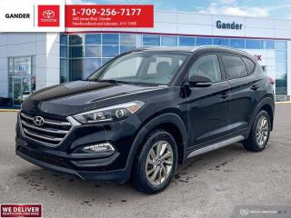 Recent Arrival!2017 Hyundai Tucson Premium 6-Speed Automatic with Overdrive AWD I4Ash BlackALL CREDIT APPLICATIONS ACCEPTED! ESTABLISH OR REBUILD YOUR CREDIT HERE. APPLY AT https://steeleadvantagefinancing.com/?dealer=7148 We know that you have high expectations in your car search in NL. So, if youre in the market for a pre-owned vehicle that undergoes our exclusive inspection protocol, stop by Gander Toyota. Were confident we have the right vehicle for you. Here at Gander Toyota, we enjoy the challenge of meeting and exceeding customer expectations in all things automotive.AWD, Delay-off headlights, Exterior Parking Camera Rear, Heated front seats, Speed control.Certification Program Details: 85 Point inspection Fluid Top Ups Brake Inspection Tire Inspection Oil Change Recall Check Copy Of Carfax ReportSteele Auto Group is the most diversified group of automobile dealerships in Atlantic Canada, with 34 dealerships selling 27 brands and an employee base of over 1000. Sales are up by double digits over last year and the plan going forward is to expand further into Atlantic Canada. PLEASE CONFIRM WITH US THAT ALL OPTIONS, FEATURES AND KILOMETERS ARE CORRECT.Awards:* autoTRADER Top Picks Top Compact SUV * IIHS Canada Top Safety PickReviews:* Most owners say this era of Tucson attracted their attention with unique exterior styling, and sealed the deal with a great balance of comfortable ride quality and sporty, spirited driving dynamics. Bang-for-the-buck was highly rated as well. Source: autoTRADER.ca