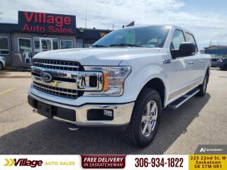 <b>Apple CarPlay,  Android Auto,  Aluminum Wheels,  Ford Co-Pilot360,  Dynamic Hitch Assist!</b><br> <br> We sell high quality used cars, trucks, vans, and SUVs in Saskatoon and surrounding area.<br> <br>   The Ford F-Series is the best-selling vehicle in Canada for a reason. Its simply the most trusted pickup for getting the job done. This  2019 Ford F-150 is for sale today. <br> <br>The perfect truck for work or play, this versatile Ford F-150 gives you the power you need, the features you want, and the style you crave! With high-strength, military-grade aluminum construction, this F-150 cuts the weight without sacrificing toughness. The interior design is first class, with simple to read text, easy to push buttons and plenty of outward visibility.This  Crew Cab 4X4 pickup  has 152,549 kms. Its  white in colour  . It has a 10 speed automatic transmission and is powered by a  375HP 3.5L V6 Cylinder Engine.  <br> <br> Our F-150s trim level is XLT. Upgrading to the class leader, this Ford F-150 XLT comes very well equipped with remote keyless entry, dynamic hitch assist, Ford Co-Pilot360 that features pre-collision assist and automatic emergency braking. Enhanced features include aluminum wheels, chrome exterior accents, SYNC 3 with enhanced voice recognition, Apple CarPlay and Android Auto, FordPass Connect 4G LTE, steering wheel mounted cruise control, a powerful audio system with SiriusXM radio, cargo box lights, power door locks and a rear view camera to help when backing out of a tight spot. This vehicle has been upgraded with the following features: Apple Carplay,  Android Auto,  Aluminum Wheels,  Ford Co-pilot360,  Dynamic Hitch Assist,  Remote Keyless Entry,  Cargo Box Lighting. <br> To view the original window sticker for this vehicle view this <a href=http://www.windowsticker.forddirect.com/windowsticker.pdf?vin=1FTFW1E40KFC91772 target=_blank>http://www.windowsticker.forddirect.com/windowsticker.pdf?vin=1FTFW1E40KFC91772</a>. <br/><br> <br>To apply right now for financing use this link : <a href=https://www.villageauto.ca/car-loan/ target=_blank>https://www.villageauto.ca/car-loan/</a><br><br> <br/><br> Buy this vehicle now for the lowest bi-weekly payment of <b>$215.42</b> with $0 down for 84 months @ 5.99% APR O.A.C. ( Plus applicable taxes -  Plus applicable fees   ).  See dealer for details. <br> <br><br> Village Auto Sales has been a trusted name in the Automotive industry for over 40 years. We have built our reputation on trust and quality service. With long standing relationships with our customers, you can trust us for advice and assistance on all your motoring needs. </br>

<br> With our Credit Repair program, and over 250 well-priced vehicles in stock, youll drive home happy, and thats a promise. We are driven to ensure the best in customer satisfaction and look forward working with you. </br> o~o