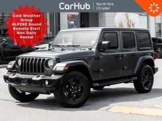 This vehicle exudes quality! You cant go wrong with this dependable 2022 Jeep Wrangler Sport S. Tire Specific Low Tire Pressure Warning, Side Impact Beams, Rear child safety locks, Park View back-up camera. Our advertised prices are for consumers (i.e. end users) only. Clean CARFAX! Not a former rental.   Loaded with Additional Options
Black Freedom top 3 Piece, Back-Up Camera, Bluetooth Connection, Fog Lamps, Heated Front Seat(s), Heated Steering Wheel, Keyless Start, Premium Sound System, Privacy Glass, Running Boards/Side Steps, Smart Device Integration, Tire Pressure Monitor, Speed-Sensitive Power Locks, Rear Window Defroster, Rear Window Wiper W/Washer, Heavy-Duty Suspension W/Gas Shocks, Leather-Wrapped Steering Wheel, Deep Tint Sunscreen Window, Black Freedom Top 3-Piece Hardtop, Alpine Premium Audio System, Gauges -inc: Speedometer, Odometer, Engine Coolant Temp, Tachometer, Engine Hour Meter, Trip Odometer and Trip Computer, Proximity Key For Push Button Start Only, Cruise Control w/Steering Wheel Controls, Radio: Uconnect 4 w/7 Display, Radio w/Seek-Scan, Clock, Speed Compensated Volume Control, Aux Audio Input Jack, Steering Wheel Controls, Voice Activation, Radio Data System and External Memory Control, Streaming Audio, Fixed Antenna, 8 Speakers, 1 LCD Monitor In The Front, Electronic Stability Control (ESC) And Roll Stability Control (RSC), ABS And Driveline Traction Control, Side Impact Beams, Dual Stage Driver And Passenger Seat-Mounted Side Airbags, Wheels: 18 Gloss Black Alloys.  Call today or drop by for more information.  Please note the window sticker features options the car had when new -- some modifications may have been made since then. Please confirm all options and features with your CarHub Product Advisor.  This vehicle does not include a soft top.  
Drive Happy with CarHub
*** All-inclusive, upfront prices -- no haggling, negotiations, pressure, or games

 

*** Purchase or lease a vehicle and receive a $1000 CarHub Rewards card for service.

 

*** 3 day CarHub Exchange program available on most used vehicles. Details: www.northyorkchrysler.ca/exchange-program/

 

*** 36 day CarHub Warranty on mechanical and safety issues and a complete car history report

 

*** Purchase this vehicle fully online on CarHub websites

 

 

Transparency Statement
Online prices and payments are for finance purchases -- please note there is a $750 finance/lease fee. Cash purchases for used vehicles have a $2,200 surcharge (the finance price + $2,200), however cash purchases for new vehicles only have tax and licensing extra -- no surcharge. NEW vehicles priced at over $100,000 including add-ons or accessories are subject to the additional federal luxury tax. While every effort is taken to avoid errors, technical or human error can occur, so please confirm vehicle features, options, materials, and other specs with your CarHub representative. This can easily be done by calling us or by visiting us at the dealership. CarHub used vehicles come standard with 1 key. If we receive more than one key from the previous owner, we include them with the vehicle. Additional keys may be purchased at the time of sale. Ask your Product Advisor for more details. Payments are only estimates derived from a standard term/rate on approved credit. Terms, rates and payments may vary. Prices, rates and payments are subject to change without notice. Please see our website for more details.
