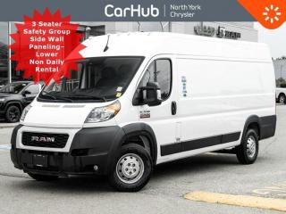 This Ram ProMaster Cargo Van boasts a Regular Unleaded V-6 3.6 L/220 engine powering this Automatic transmission. Wheels: 16 Steel (STD), Transmission: 9-Speed Automatic (STD). Clean CARFAX! Our advertised prices are for consumers (i.e. end users) only. Not a former rental.   This Ram ProMaster Cargo Van Comes Equipped with These Options
Bright White, Interior Color: Black interior / Black seats, Vinyl front bucket seats, Engine: 3.6L Pentastar VVT V6 engine, Transmission: 9--speed automatic transmission. Safety Group: Auto--dimming rearview mirror with digital display, Power folding, heated exterior mirrors, Fog lamps, Park--Sense Rear Park Assist System, Blind--Spot and Cross--Path Detection. Double passengers seat. Side wall paneling -- lower. Cargo partition without window. Rear hinged doors with fixed glass: Deep--tint sunscreen glass. Full--Speed Forward Collision Warning Plus, Pedestrian/Cyclist emergency braking, Drowsy driver detection, Traffic Sign Recognition, ParkView Rear Back--Up Camera, Uconnect 5 with 7--inch display, Google Android Auto/Apple CarPlay capable, Hands--free phone and audio, Push--button start, Electric park brake, Electric power steering, Auxiliary power connection, Crosswind assist, Brake Assist, All--Speed Traction Control, Electronic Stability Control, Electronic Roll Mitigation, Trailer Sway Control, Hill Start Assist, Steering wheel--mounted audio controls, 12--volt auxiliary power outlet -- centre console, Air conditioning, Remote keyless entry, Speed--sensitive power locks, Power windows with front 1--touch down.  Dont miss out on this one!         Please note the window sticker features options the car had when new -- some modifications may have been made since then. Please confirm all options and features with your CarHub Product Advisor.   
Drive Happy with CarHub
*** All-inclusive, upfront prices -- no haggling, negotiations, pressure, or games

 

*** Purchase or lease a vehicle and receive a $1000 CarHub Rewards card for service.

 

*** 3 day CarHub Exchange program available on most used vehicles. Details: www.northyorkchrysler.ca/exchange-program/

 

*** 36 day CarHub Warranty on mechanical and safety issues and a complete car history report

 

*** Purchase this vehicle fully online on CarHub websites

 

 

Transparency Statement
Online prices and payments are for finance purchases -- please note there is a $750 finance/lease fee. Cash purchases for used vehicles have a $2,200 surcharge (the finance price + $2,200), however cash purchases for new vehicles only have tax and licensing extra -- no surcharge. NEW vehicles priced at over $100,000 including add-ons or accessories are subject to the additional federal luxury tax. While every effort is taken to avoid errors, technical or human error can occur, so please confirm vehicle features, options, materials, and other specs with your CarHub representative. This can easily be done by calling us or by visiting us at the dealership. CarHub used vehicles come standard with 1 key. If we receive more than one key from the previous owner, we include them with the vehicle. Additional keys may be purchased at the time of sale. Ask your Product Advisor for more details. Payments are only estimates derived from a standard term/rate on approved credit. Terms, rates and payments may vary. Prices, rates and payments are subject to change without notice. Please see our website for more details.
 
