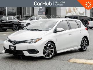 This Toyota Corolla iM boasts a Regular Unleaded I-4 1.8 L/110 engine powering this Variable transmission. Wheels: 17 Multi Spoke Double Tone Alloys, Variable Intermittent Wipers. Clean CARFAX! Our advertised prices are for consumers (i.e. end users) only.  The CARFAX report indicates that it was previously registered in the province of Quebec.  This Toyota Corolla iM Comes Equipped with These Options
Lane Assist, Rear Back-Up camera, Power Folding/Heated Side Mirrors, Front Heated Seats, Cruise Control, Dual Climate Control, Am/Fm Stereo, USB Port, Bluetooth Connection, 7 Touchscreen Infotainment System, Trip Computer, Transmission: Continuously Variable (CVTi-S) -inc: Intelligent Shift, Toyota Safety Sense C, Tailgate/Rear Door Lock Included w/Power Door Locks, Strut Front Suspension w/Coil Springs, Streaming Audio, Steel Spare Wheel, Splash guards, Spare Tire Mounted Inside Under Cargo.  These never last long! Call today or drop by for more information.    Drive Happy with CarHub
*** All-inclusive, upfront prices -- no haggling, negotiations, pressure, or games

 

*** Purchase or lease a vehicle and receive a $1000 CarHub Rewards card for service.

 

*** 3 day CarHub Exchange program available on most used vehicles. Details: www.northyorkchrysler.ca/exchange-program/

 

*** 36 day CarHub Warranty on mechanical and safety issues and a complete car history report

 

*** Purchase this vehicle fully online on CarHub websites

 

 

Transparency Statement
Online prices and payments are for finance purchases -- please note there is a $750 finance/lease fee. Cash purchases for used vehicles have a $2,200 surcharge (the finance price + $2,200), however cash purchases for new vehicles only have tax and licensing extra -- no surcharge. NEW vehicles priced at over $100,000 including add-ons or accessories are subject to the additional federal luxury tax. While every effort is taken to avoid errors, technical or human error can occur, so please confirm vehicle features, options, materials, and other specs with your CarHub representative. This can easily be done by calling us or by visiting us at the dealership. CarHub used vehicles come standard with 1 key. If we receive more than one key from the previous owner, we include them with the vehicle. Additional keys may be purchased at the time of sale. Ask your Product Advisor for more details. Payments are only estimates derived from a standard term/rate on approved credit. Terms, rates and payments may vary. Prices, rates and payments are subject to change without notice. Please see our website for more details.
